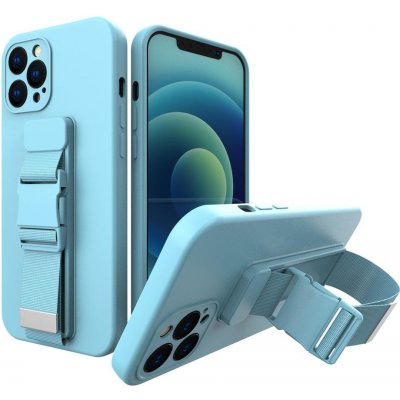 Pouzdro Sporty s popruhem iPhone SE 2022/SE 2020/8/7 modré – Zboží Mobilmania