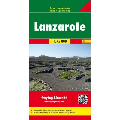 AK 0533 Lanzarote 1:75 000 / automapa + mapa volného času