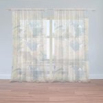 Sablio Záclony Listí: 2ks 150x250cm – Hledejceny.cz