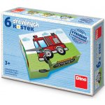 Dino obrázkové kostky Doprava 6 kostek – Zboží Mobilmania