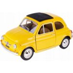 Bburago Fiat 500F 1965 žlutá 1:24 – Sleviste.cz