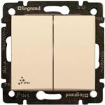 Legrand 774198 VALENA béžová 2x č.6+6 ip44 – Hledejceny.cz