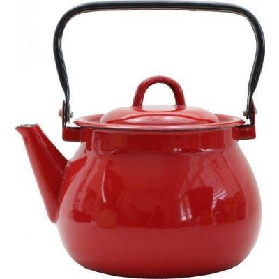 Belis Sfinx Smaltovaný čajník červený 2,5l – Zboží Dáma