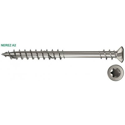 Vrut pro terasy fischer Power-Fast FPF-ST 5,5x60 TX20 200ks NEREZ A2P – Sleviste.cz