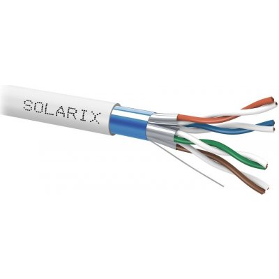 Solarix SXKD-6A-FFTP-LSOH FFTP, Cat 6A, drát, 500m – Zbozi.Blesk.cz