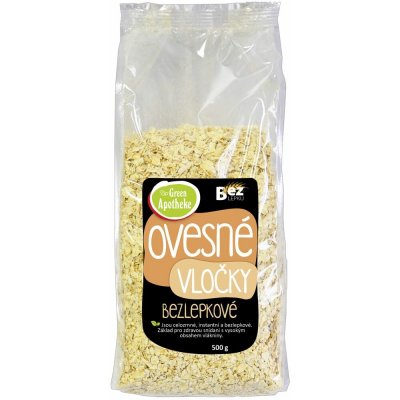 Green Apotheke Vločky ovesné bezlepkové celozrnné 500 g – Zboží Dáma