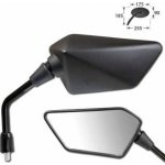 Zrcátka na motorku D-TRACKER X, plastová univerzální, černá se závitem M10 pravý | Zboží Auto