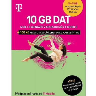 T-Mobile t-mobile Předplacená karta 10GB (700656) – Zboží Živě