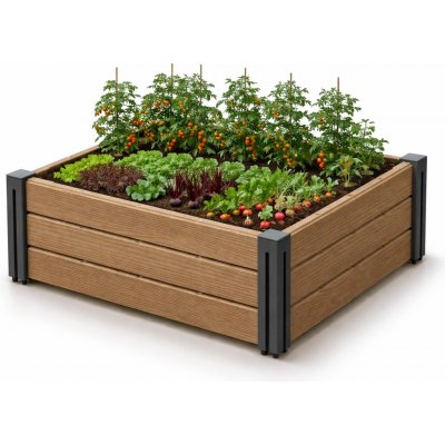 PROSPERPLAST Vyvýšený záhon BASE PLANT 61,8 cm, naturo ECO – Hledejceny.cz