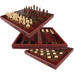 Šachy, backgammon a dáma set 3v1 – Zbozi.Blesk.cz