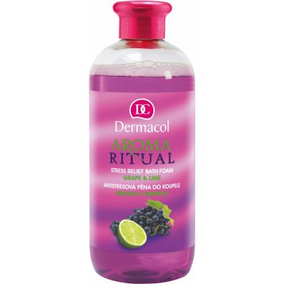 Dermacol Aroma Ritual Hrozny s limetkou antistresová pěna do koupele 500 ml – Sleviste.cz