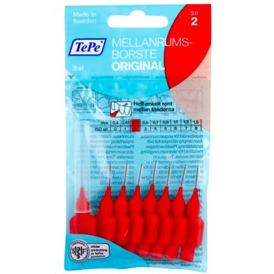 TePe Normal mezizubní kartáčky 0,5 mm 8 ks sáček – Zboží Dáma