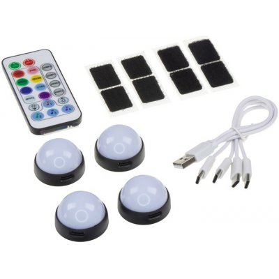 LED ambientní odsvětlení vnitřní RGB, IR , 4 světla | Zboží Auto