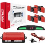 AMiO Sada parkovací asistent LED COB 4 senzory černá vnitřní 16,5mm | Zboží Auto