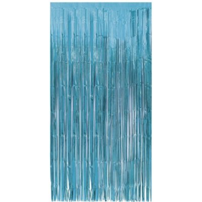 Párty závěs světle modrý 1 m x 2 m – Zboží Mobilmania