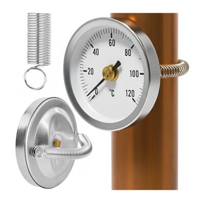 Teploměr bimetalový příložný Ruhhy 26557, 63mm – Zboží Mobilmania