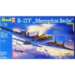 Revell Plastic ModelKit letadlo 04279 B-17FMemphis Belle 1:72 – Zboží Dáma
