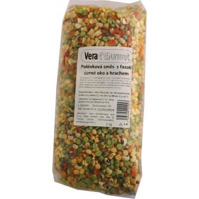 Vera Gurmet Polévková směs fazole černé oko a hrách 1 kg – Hledejceny.cz