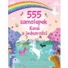 Dětská samolepka 555 samolepek Koně a jednorožci