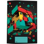 Reas Pack Sešit 544 A5 linkovaný 40l 3D MIX – Zboží Dáma