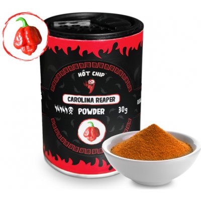 Hot Chip Carolina Reaper Chilli prášek 30 g – Zboží Mobilmania