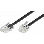 PremiumCord tk86-10b 8P4C (RJ-45) Plug 6P4C (RJ-11) Plug 10m černý – Zbozi.Blesk.cz