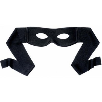 Škraboška černá látková – Zboží Dáma