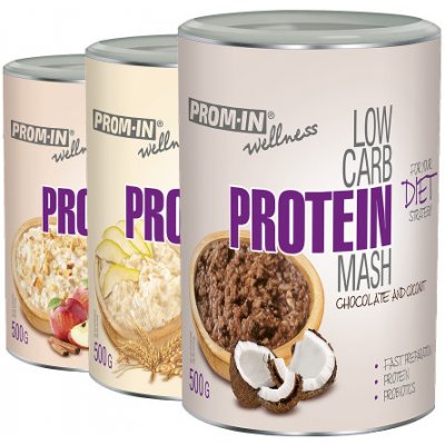 Prom-In Low Carb Protein Mash 500 g – Zbozi.Blesk.cz