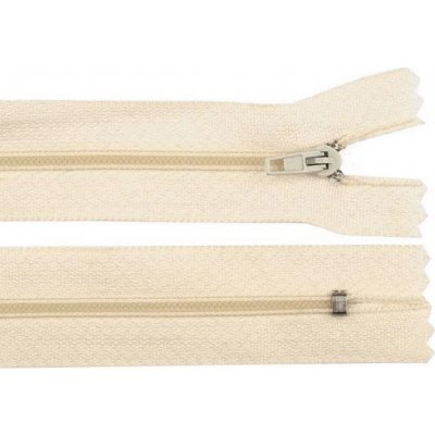 Spirálový zip No 3 délka 25 cm pinlock, malé, 103 krémová nejsvět. – Hledejceny.cz