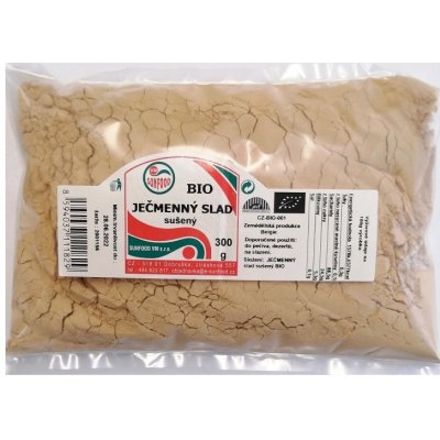 Sunfood Bio Ječmenný slad sušený 300 g – Sleviste.cz