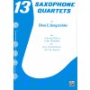 Noty a zpěvník 13 SAX QUARTETS for alto sax tenor saxofon