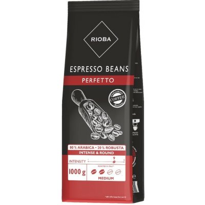 Rioba perfetto 80% Arabica zrnková 1 kg – Hledejceny.cz