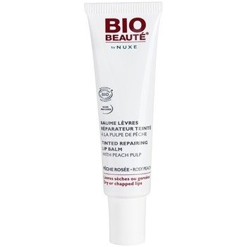 Bio Beauté by Nuxe Lips regenerační balzám na rty s broskvovou dužinou (Tinted Repairing LIp Balm With Peach Pulp) 15 ml