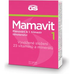 GS Mamavit 1 Plánování a 1.trimestr 30 tablet