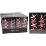 ozdoba vánoční HVĚZDA 6,5cm ZLA mix 8ks CAN210250 – Zboží Mobilmania