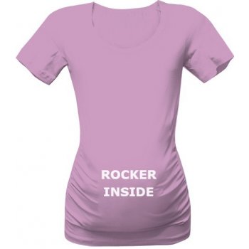 Tričko s potiskem Rocker Inside dámské Levandulová