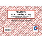 Baloušek Tisk PT030 Příjmový pokladní doklad, podvojné účetnictví, A6, samopropisovací – Hledejceny.cz