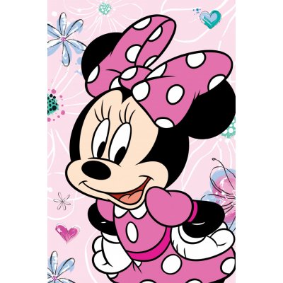 Vesna Dětská deka mikroplyš Minnie Pink