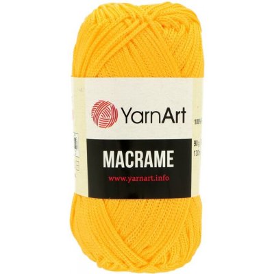 YarnArt Macrame 2mm 142 žlutá – Zboží Dáma