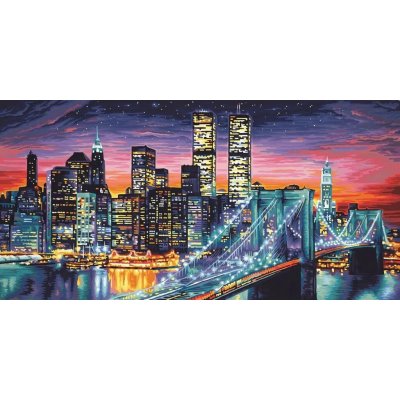 Norimpex Diamantový obraz New York v noci 30x40cm 1-39 dílků – Sleviste.cz