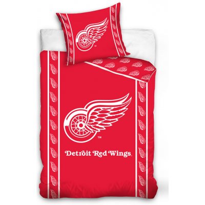 TipTrade povlečení NHL Detroit Red Wings Stripes 140x200 70x90 – Zboží Mobilmania