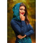 Himalife Šatomikina s maxi kapucí Nayla tmavě modrá – Hledejceny.cz