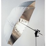 Falcon Eyes UR-60S odrazný deštník 120cm (stříbrná/bílá) – Zboží Živě
