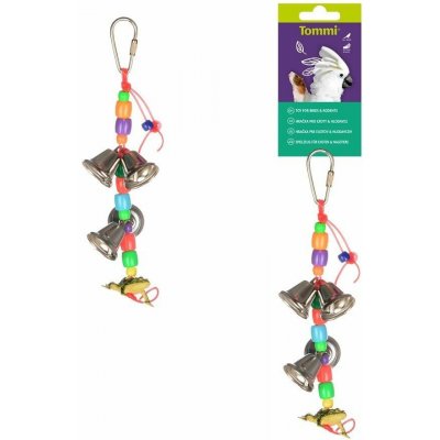 TOMMI plastová hračka se zvonky, korálky a žabkou 25 cm – Zboží Dáma