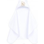 Mamo Tato Maxi osuška pončo s kapucí Medvídek se zajíčkem 70x120cm bílá – Zboží Dáma