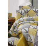 Brotex povlečení bavlna Mystery yellow zipový uzávěr 220x240 70x90 – Zboží Mobilmania