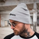 GymBeam zimní čepice beanie grey – Zboží Mobilmania