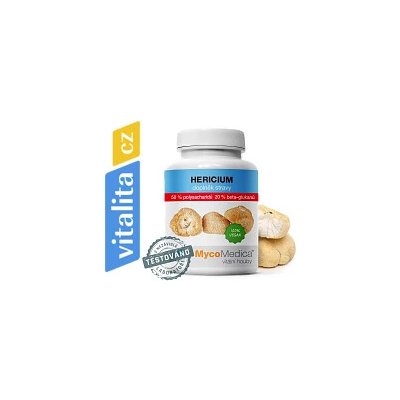 MycoMedica Hericium 50 % korálovec ježatý 2× 90 kapslí – Hledejceny.cz