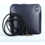 Malá kožená crossbody kabelka no. 55 černá – Zboží Dáma