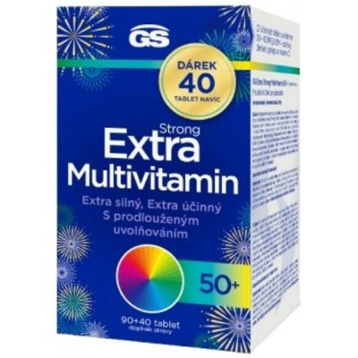 GS Extra Strong Multivitamin 50+ 90 + 40 tablet – Hledejceny.cz